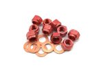 Carrier Housing Nut Set 9" Red