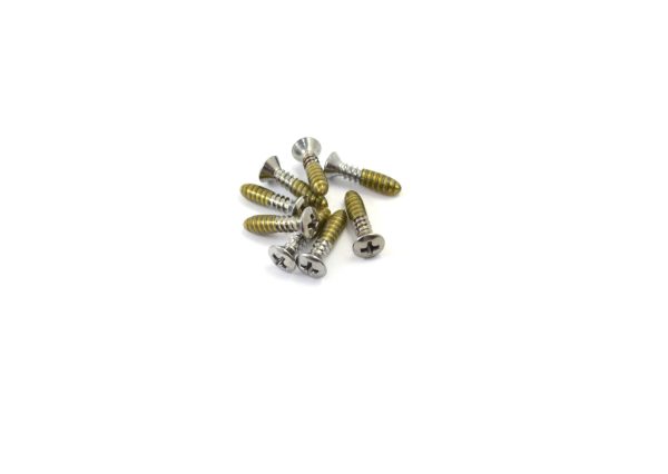 Concours Chromed S/S Scuff Plate Screw Set 8
